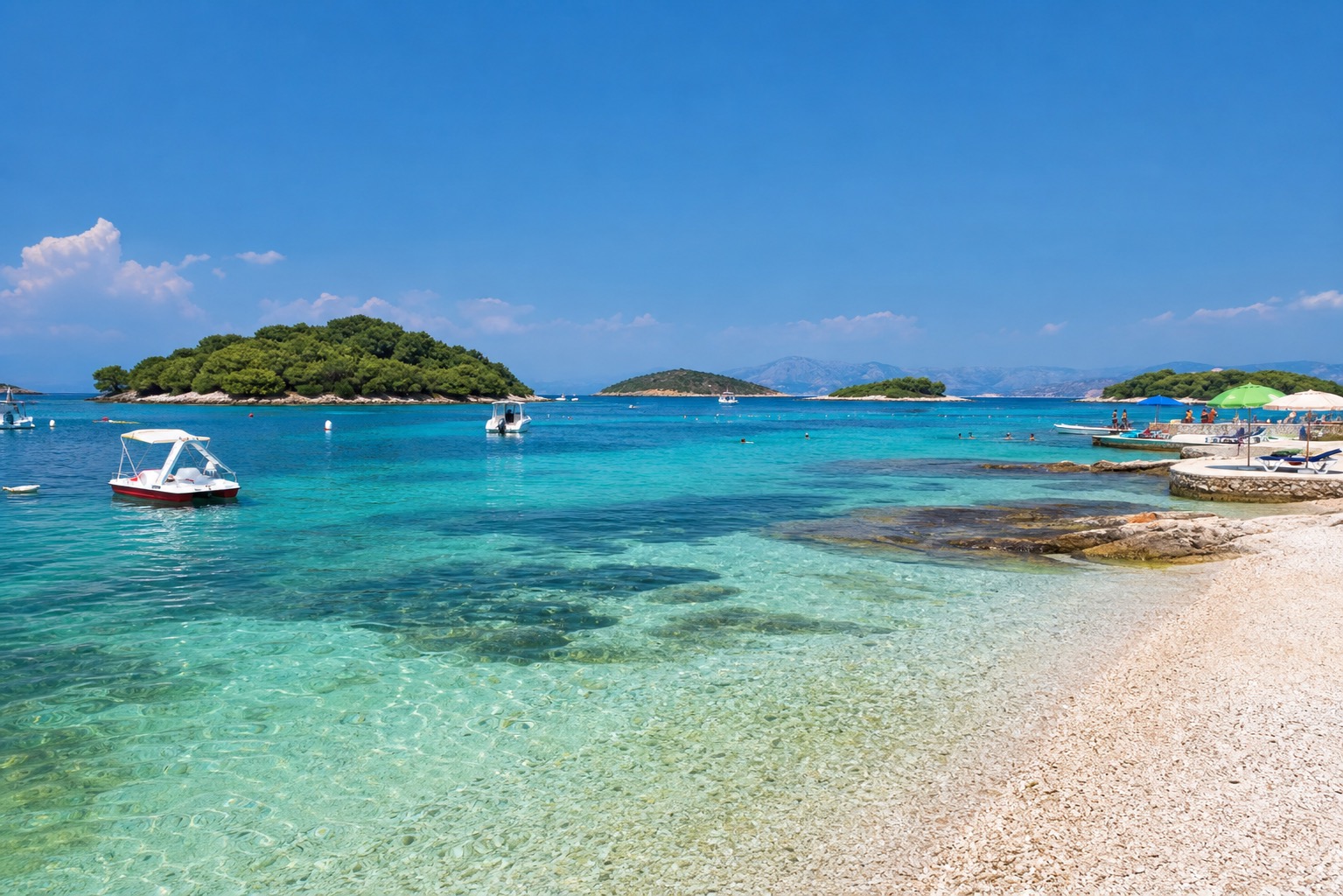 Ksamil beach Albania