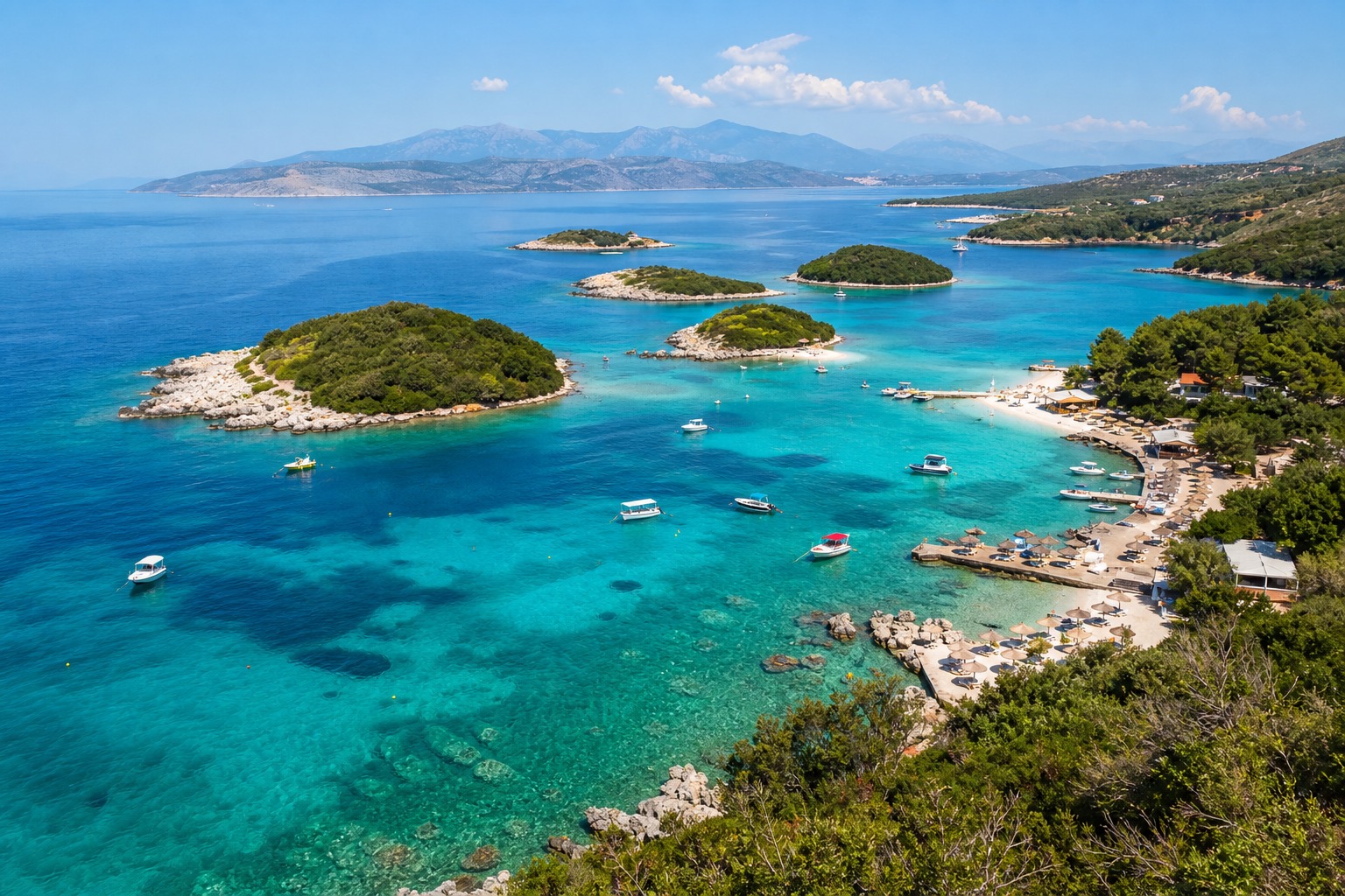 Albanian Riviera — turquoise Ionian coast